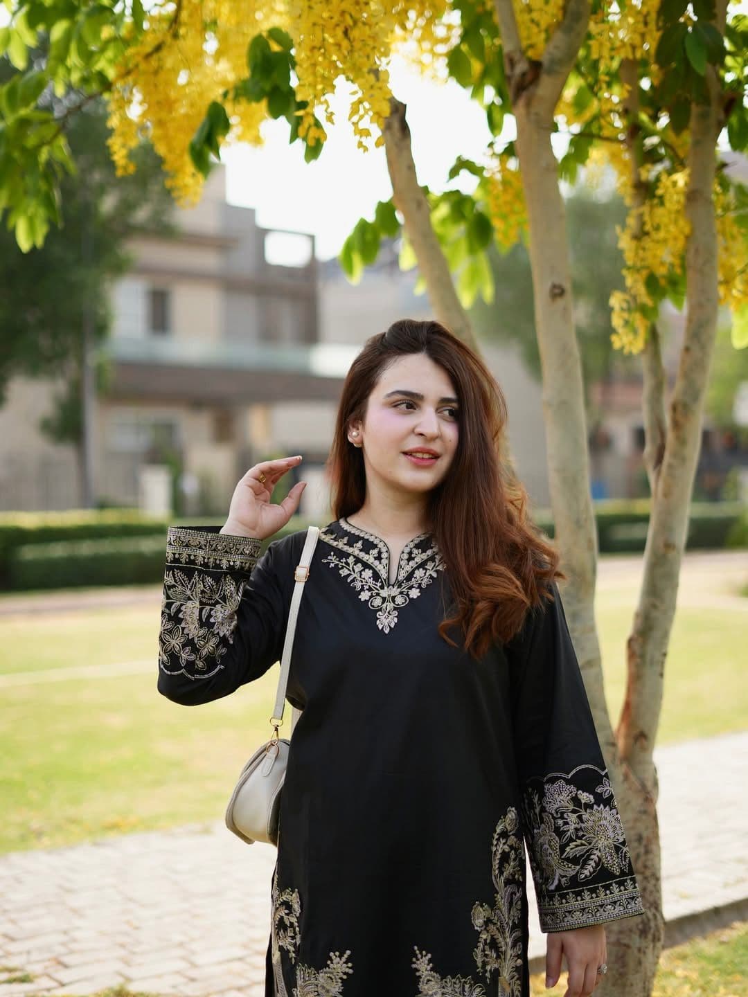 Noir Heritage Embroidered Co-ord Set